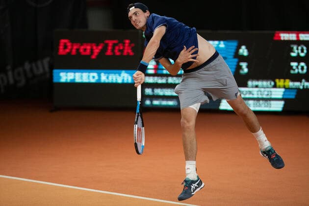 Marc Andrea Huesler SUI Tennis Wolffkran Open ATP Challenger TC Ismaning Ismaning Bavaria Germany 24 October 2020 Â Copyright: xJuergenxHasenkopfx