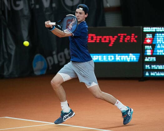 Marc Andrea Huesler SUI Tennis Wolffkran Open ATP Challenger TC Ismaning Ismaning Bavaria Germany 24 October 2020 Â Copyright: xJuergenxHasenkopfx
