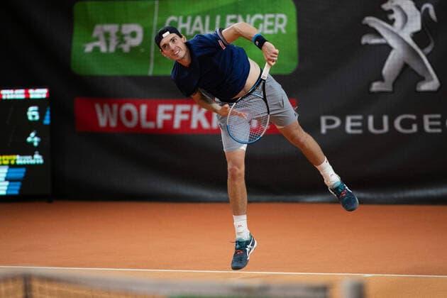 Marc Andrea Huesler SUI Tennis Wolffkran Open ATP Challenger TC Ismaning Ismaning Bavaria Germany 24 October 2020 Â Copyright: xJuergenHasenkopfx