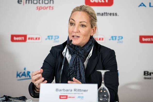 bett1HULKS Championship ATP 250 Cologne, 24 10 2020 Barbara Rittner, Tournament Director, National Coach of the German Tennis Federation Final Press Conference bett1HULKS Championship ATP 250 on 24 10 2020 in Cologne LANXESSarena , Germany Copyright: xBEAUTIFULxSPORTS Wunderlx