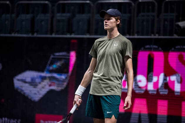 bett1HULKS Championship ATP 250 Cologne, 24 10 2020 Jannik SINNER ITA Semifinal Alexander ZVEREV GER 1 vs WC Jannik SINNER ITA bett1HULKS Championship ATP 250 on 24 10 2020 in Cologne LANXESSarena , Germany Copyright: xBEAUTIFULxSPORTS Wunderlx
