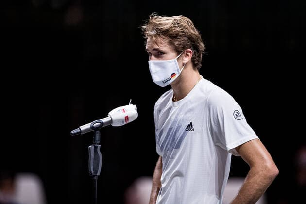 bett1HULKS Championship ATP 250 Cologne, 24 10 2020 Alexander ZVEREV GER in winners interview Semifinal Alexander ZVEREV GER 1 vs WC Jannik SINNER ITA bett1HULKS Championship ATP 250 on 24 10 2020 in Cologne LANXESSarena , Germany Copyright: xBEAUTIFULxSPORTS Wunderlx