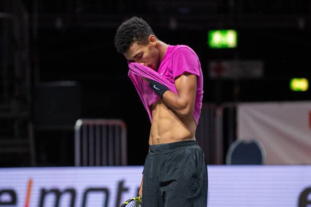 In Felix AUGER ALIASSIME CAN, Felix AUGER ALIASSIME CAN vs. Diego SCHWARTZMAN ARG , TENNIS, bett1hulks Indoor, 24 10 2020, semi final GER, TENNIS, ATP TOUR, bett1hulks Championship, Felix AUGER ALIASSIME CAN vs. Diego SCHWARTZMAN ARG , semi final, 24 10 2020 KOELN Copyright: xEibnerxPressefotox xBenjaminxSOELZERx EP_BSO