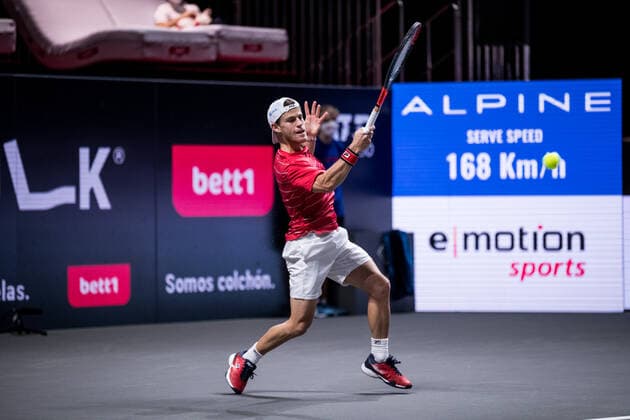 bett1HULKS Championship ATP 250 Cologne, 24 10 2020 Diego SCHWARTZMAN ARG semi-final Felix AUGER ALIASSIME CAN 5 vs Diego SCHWARTZMAN ARG 2 bett1HULKS Championship ATP 250 on 24 10 2020 in Cologne LANXESSarena , Germany Copyright: xBEAUTIFULxSPORTS Wunderlx