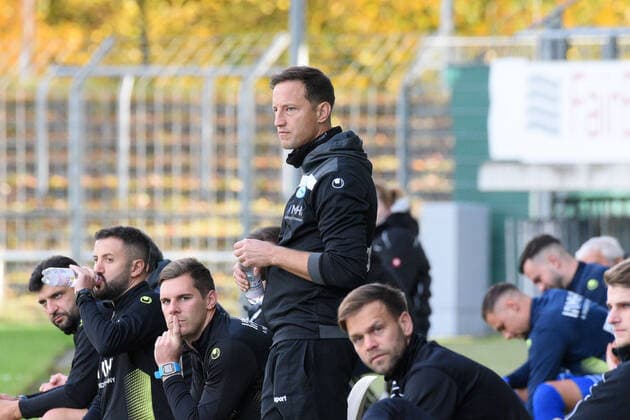 Ramon Gehrmann SV Stuttgarter Kickers Trainer Football, Men, Oberliga Baden Wuerttemberg, Matchday , 24 10 2020, Photo TBaur Eibner SSV Reutlingen vs SV Stuttgarter Kickers Football, Oberliga Baden Wuerttemberg, Matchday , 24 10 2020 Reutlingen Copyright: xBaur xEibner-Pressefotox EP_Toba