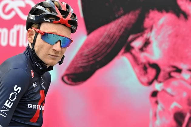 Photo Marco Alpozzi LaPresse October 25, 2020 Italy Cycling Giro d Italia 2020 - 103th edition - Stage 21 - ITT - From Cernusco sul Naviglio to Milano In the pic: GEOGHEGAN HART Tao( GBR )TEAM INEOS GRENADIERS  Copyright: xMarcoxAlpozziLaPressex