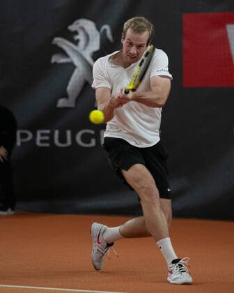 Botic van de Zandschulp NED , Final, Final Tennis Wolffkran Open ATP Challenger TC Ismaning Ismaning Bavaria Germany 25 October 2020 Â Copyright: xJuergenxHasenkopfx