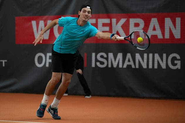 Marc Andrea Huesler SUI Tennis Wolffkran Open ATP Challenger TC Ismaning Ismaning Bavaria Germany 25 October 2020 Â Copyright: xJuergenxHasenkopfx