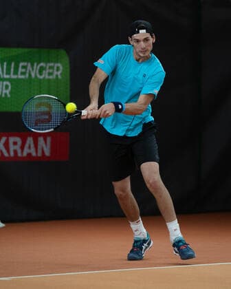 Marc Andrea Huesler SUI Tennis Wolffkran Open ATP Challenger TC Ismaning Ismaning Bavaria Germany 25 October 2020 Â Copyright: xJuergenxHasenkopfx
