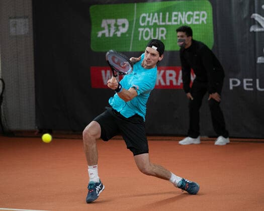 Marc Andrea Huesler SUI Tennis Wolffkran Open ATP Challenger TC Ismaning Ismaning Bavaria Germany 25 October 2020 Â Copyright: xJuergenxHasenkopfx