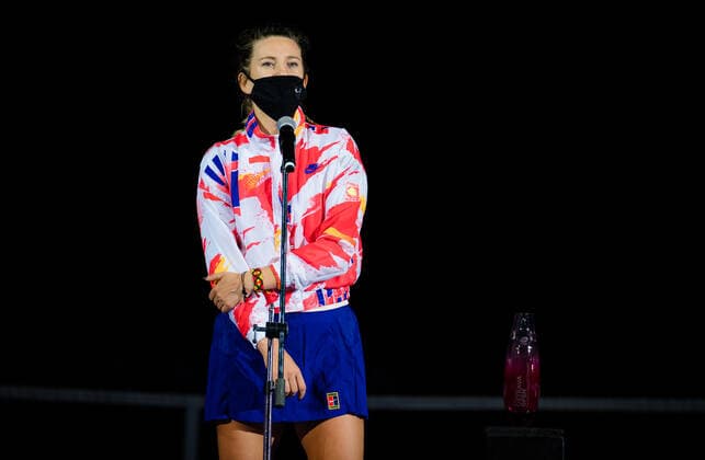October 25, 2020, Ostrava, CZECH REPUBLIC: Victoria Azarenka of Belarus during the trophy ceremony of the 2020 J&T Banka Ostrava Open WTA, Tennis Damen Premier tennis tournament Ostrava CZECH REPUBLIC - ZUMAa181 20201025_zaa_a181_008 Copyright: xRobxPrangex