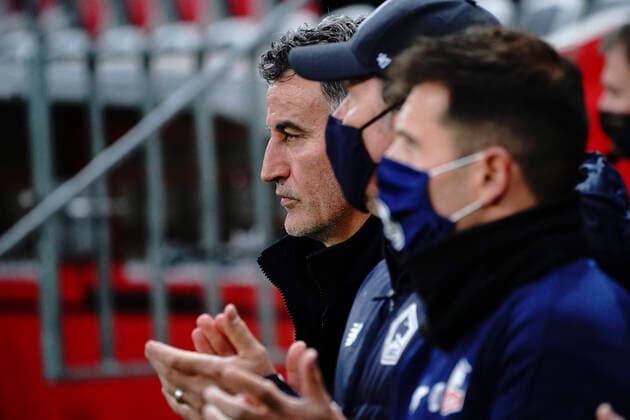 Christophe Galtier (entraineur de l equipe de Lille) FOOTBALL : OGC Nice vs Lille - Nice - 25 10 2020 NorbertScanella PanoramiC 