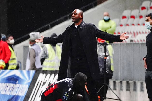 Patrick Vieira (entraineur de l OGC Nice) FOOTBALL : OGC Nice vs Lille - Nice - 25 10 2020 NorbertScanella PanoramiC 