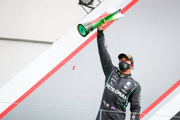 Motorsports FIA Formula One World Championship 2020, Grand Prix of Portugal, 44 Lewis Hamilton GBR, Mercedes AMG Petronas Formula One Team , Portimao Portugal