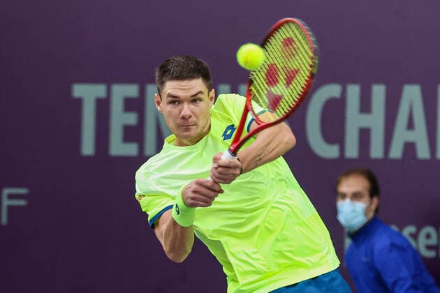 In the picture Kamil Majchrzak POL TENNIS CHALLENGER HAMBURG presented by TANNENHOF, Hamburg, Hamburger Tennisverban, 26 10 2020