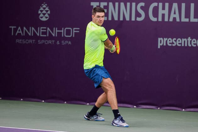In the picture Kamil Majchrzak POL TENNIS CHALLENGER HAMBURG presented by TANNENHOF, Hamburg, Hamburger Tennisverban, 26 10 2020