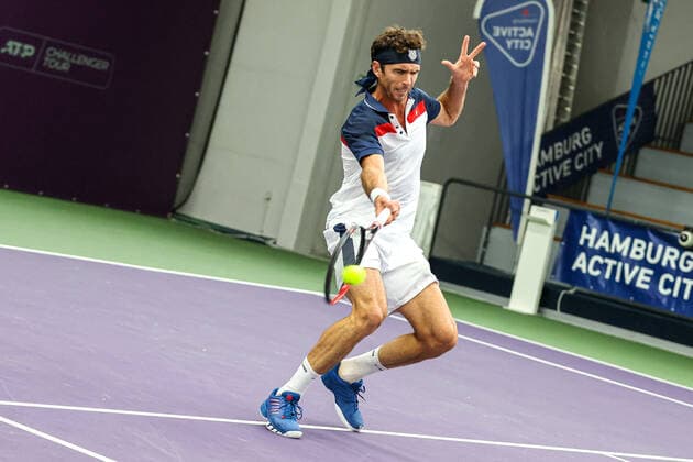 In the picture Roberto Marcora ITA TENNIS CHALLENGER HAMBURG presented by TANNENHOF, Hamburg, Hamburger Tennisverban, 26 10 2020