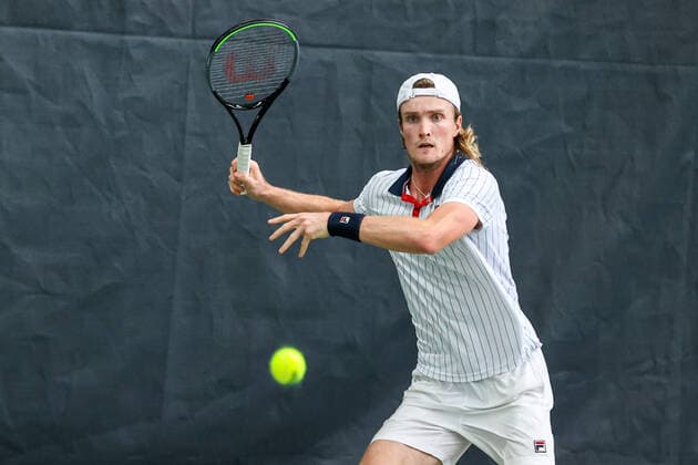 In the picture Mikael Torpegaard DEN TENNIS CHALLENGER HAMBURG presented by TANNENHOF, Hamburg, Hamburger Tennisverban, 26 10 2020