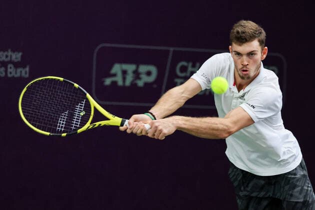 In the picture Maximilian Marterer GER WC TENNIS CHALLENGER HAMBURG presented by TANNENHOF, Hamburg, Hamburger Tennisverban, 26 10 2020,
