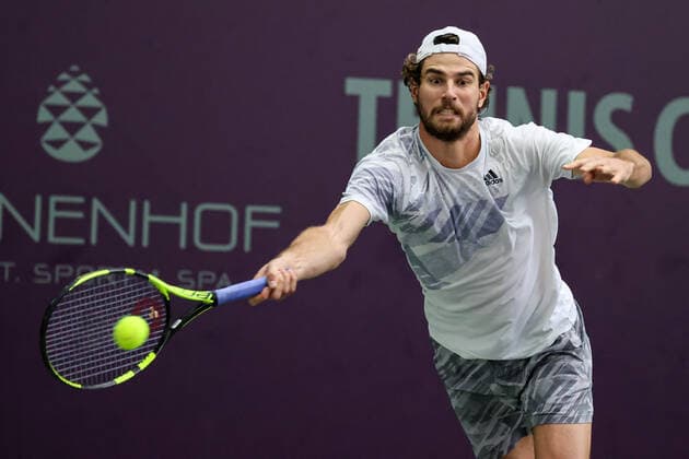 In the picture Maxime Cressy USA TENNIS CHALLENGER HAMBURG presented by TANNENHOF, Hamburg, Hamburger Tennisverban, 26 10 2020