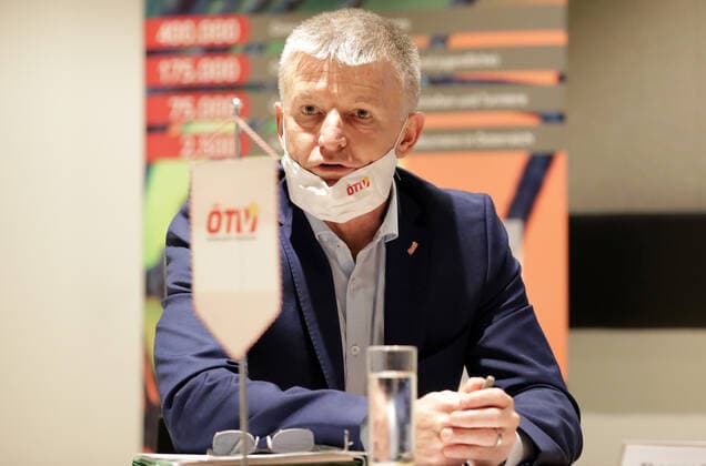 TENNIS - ATP, Tennis Herren Erste Bank Open VIENNA,AUSTRIA,26.OCT.20 - TENNIS - ATP World Tour, Erste Bank Open, press conference, PK, Pressekonferenz Image shows managing director Thomas Schweda (OETV). GEPAxpictures xWalterxLuger