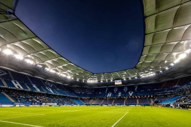 Hamburg, 21 October 2020 Football, 2 Bundesliga 2020 21, Hamburger SV FC Erzgebirge Aue Overview of the Hamburg Volksparkstadion, home ground of HSV DFL REGULATIONS PROHIBIT ANY USE OF PHOTOGRAPHS AS IMAGE SEQUENCES AND OR QUASI VIDEO