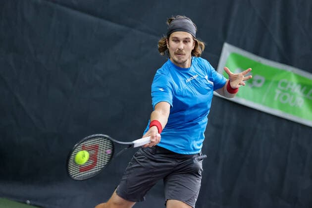 In the picture Lukas Lacko SVK TENNIS CHALLENGER HAMBURG presented by TANNENHOF, Hamburg, Hamburg Tennis Association, 26 10 2020,