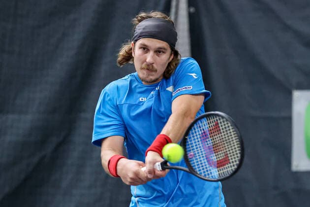 In the picture Lukas Lacko SVK TENNIS CHALLENGER HAMBURG presented by TANNENHOF, Hamburg, Hamburg Tennis Association, 26 10 2020,