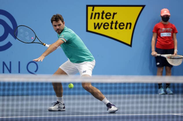 TENNIS - ATP, Tennis Herren Erste Bank Open VIENNA,AUSTRIA,26.OCT.20 - TENNIS - ATP World Tour, Erste Bank Open. Image shows Stan Wawrinka (SUI). GEPAxpictures xWalterxLuger