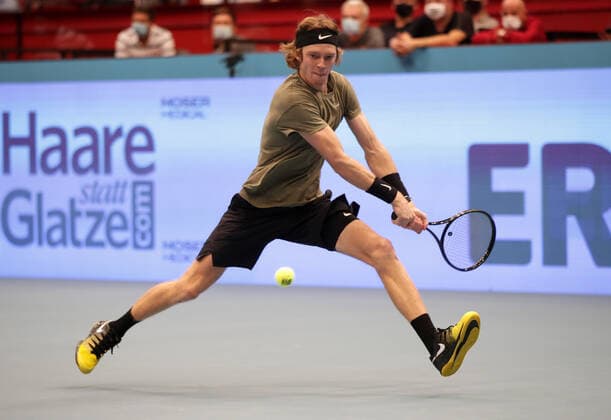 TENNIS - ATP, Tennis Herren Erste Bank Open VIENNA,AUSTRIA,26.OCT.20 - TENNIS - ATP World Tour, Erste Bank Open. Image shows Andrey Rublev (RUS). GEPAxpictures xWalterxLuger