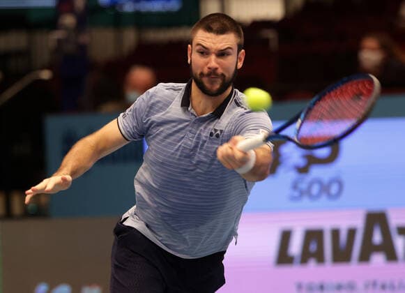 TENNIS - ATP, Tennis Herren Erste Bank Open VIENNA,AUSTRIA,26.OCT.20 - TENNIS - ATP World Tour, Erste Bank Open. Image shows Jurij Rodionov (AUT). GEPAxpictures xWalterxLuger