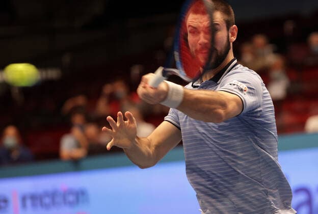 TENNIS - ATP, Tennis Herren Erste Bank Open VIENNA,AUSTRIA,26.OCT.20 - TENNIS - ATP World Tour, Erste Bank Open. Image shows Jurij Rodionov (AUT). GEPAxpictures xWalterxLuger
