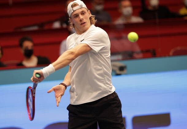TENNIS - ATP, Tennis Herren Erste Bank Open VIENNA,AUSTRIA,26.OCT.20 - TENNIS - ATP World Tour, Erste Bank Open. Image shows Denis Shapovalov (CAN). GEPAxpictures xWalterxLuger