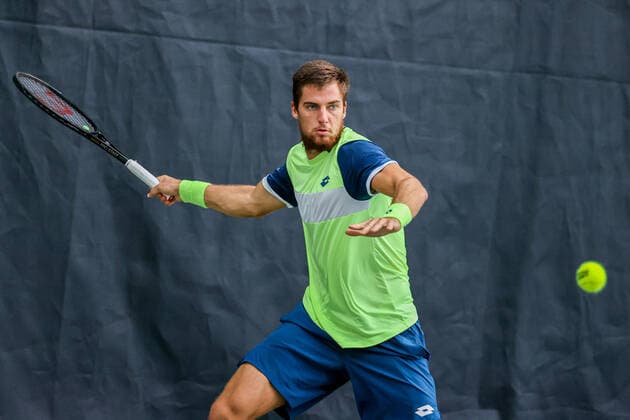 In the picture Borna GOJO CRO TENNIS CHALLENGER HAMBURG presented by TANNENHOF, Hamburg, Hamburg Tennis Association, 27 10 2020,