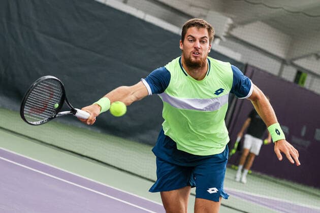 In the picture Borna GOJO CRO TENNIS CHALLENGER HAMBURG presented by TANNENHOF, Hamburg, Hamburg Tennis Association, 27 10 2020,