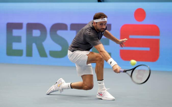 TENNIS - ATP, Tennis Herren Erste Bank Open VIENNA,AUSTRIA,27.OCT.20 - TENNIS - ATP World Tour, Erste Bank Open. Image shows Grigor Dimitrov (BUL). GEPAxpictures xWalterxLuger