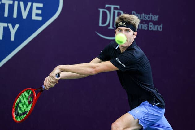 In the picture Cedrik Marcel STEBE GER TENNIS CHALLENGER HAMBURG presented by TANNENHOF, Hamburg, Hamburg Tennis Association, 27 10 2020,