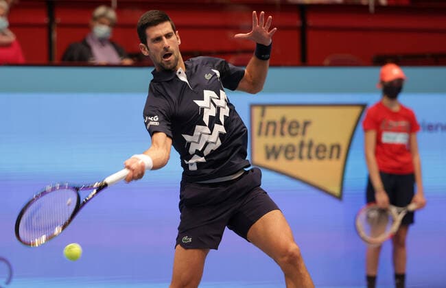 TENNIS - ATP, Tennis Herren Erste Bank Open VIENNA,AUSTRIA,27.OCT.20 - TENNIS - ATP World Tour, Erste Bank Open. Image shows Novak Djokovic (SRB). GEPAxpictures xWalterxLuger