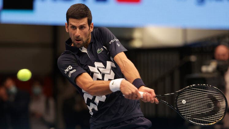 TENNIS - ATP, Tennis Herren Erste Bank Open VIENNA,AUSTRIA,27.OCT.20 - TENNIS - ATP World Tour, Erste Bank Open. Image shows Novak Djokovic (SRB). GEPAxpictures xWalterxLuger