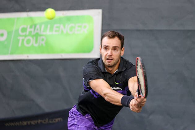 In the picture Roman SAFIULLIN RUS TENNIS CHALLENGER HAMBURG presented by TANNENHOF, Hamburg, Hamburg Tennis Association, 27 10 2020,