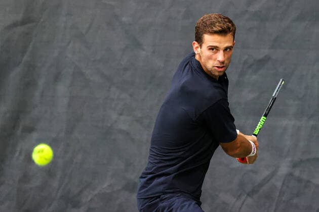 In the picture Stefano NAPOLITANO ITA TENNIS CHALLENGER HAMBURG presented by TANNENHOF, Hamburg, Hamburg Tennis Association, 27 10 2020,