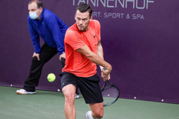 In the picture Tobias KAMKE GER TENNIS CHALLENGER HAMBURG presented by TANNENHOF, Hamburg, Hamburg Tennis Association, 27 10 2020,