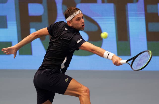 TENNIS - ATP, Tennis Herren Erste Bank Open VIENNA,AUSTRIA,27.OCT.20 - TENNIS - ATP World Tour, Erste Bank Open. Image shows Filip Krajinovic (SRB). GEPAxpictures xWalterxLuger