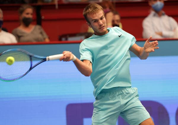 TENNIS - ATP, Tennis Herren Erste Bank Open VIENNA,AUSTRIA,27.OCT.20 - TENNIS - ATP World Tour, Erste Bank Open. Image shows Vitaliy Sachko (UKR). GEPAxpictures xWalterxLuger