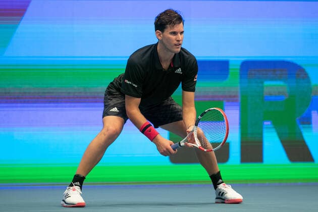 Dominic Thiem AUT Tennis FIRST BENCH OPEN 2020 ATP 500 Stadthalle Vienna Austria 27 October 2020 Â Copyright: xJuergenxHasenkopfx