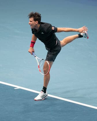 Dominic Thiem AUT , from above Tennis FIRST BENCH OPEN 2020 ATP 500 Stadthalle Vienna Austria 27 October 2020 Â Copyright: xJuergenxHasenkopfx