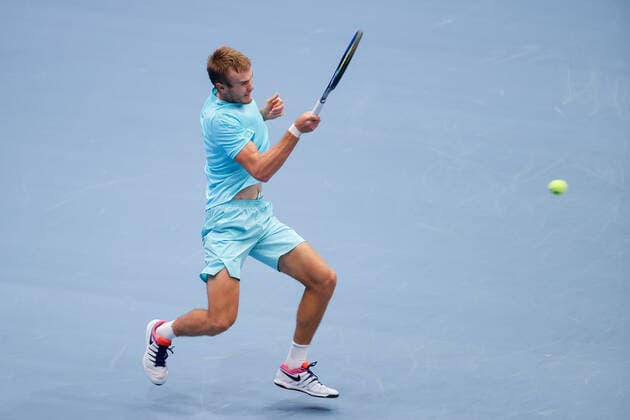 TENNIS - ATP, Tennis Herren Erste Bank Open VIENNA,AUSTRIA,27.OCT.20 - TENNIS - ATP World Tour, Erste Bank Open. Image shows Vitaliy Sachko (UKR). GEPAxpictures xChristianxWalgram