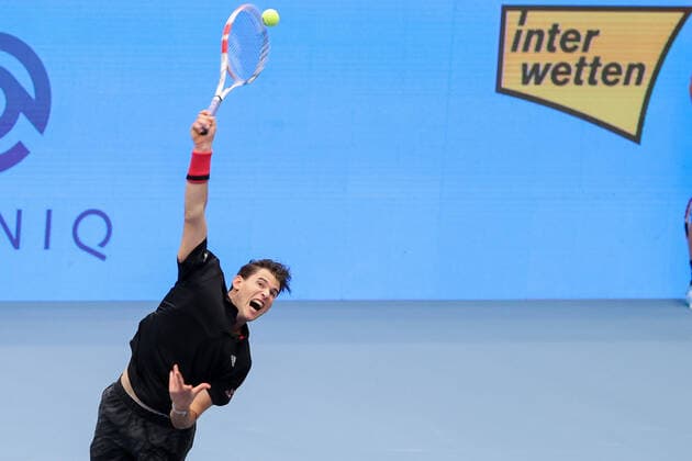 TENNIS - ATP, Tennis Herren Erste Bank Open VIENNA,AUSTRIA,27.OCT.20 - TENNIS - ATP World Tour, Erste Bank Open. Image shows Dominic Thiem (AUT). GEPAxpictures xChristianxWalgram