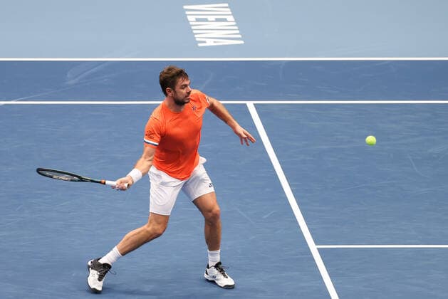 TENNIS - ATP, Tennis Herren Erste Bank Open VIENNA,AUSTRIA,27.OCT.20 - TENNIS - ATP World Tour, Erste Bank Open. Image shows Stan Wawrinka (SUI). GEPAxpictures xChristianxWalgram