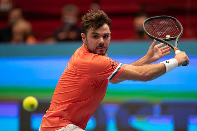 Stan Wawrinka Tennis ERSTE BANK OPEN 2020 ATP 500 Stadthalle Vienna Austria 27 October 2020 Â Copyright: xJuergenxHasenkopfx
